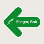 Golvpil grön Flingor, Bak vänster