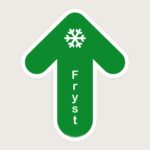 Golvpil grön Fryst uppåt