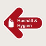 Golvpil röd Hushåll & Hygien vänster