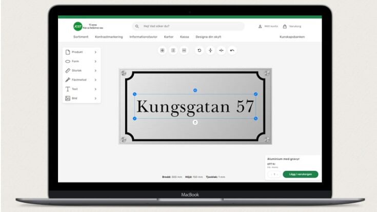 Designa din egen gatuskylt