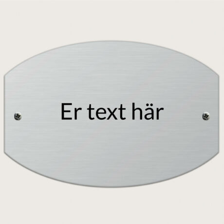 Dörrskylt JCGT design i aluminium jcgt4855