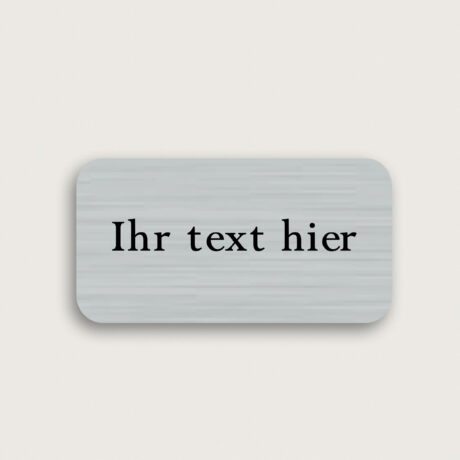 Namesschild metall 60 x 30 mm jcde5206