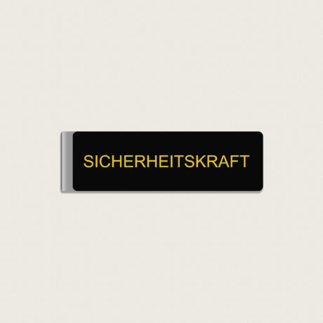 Namensschild Tierartz aus Kunststoff 71x30mm