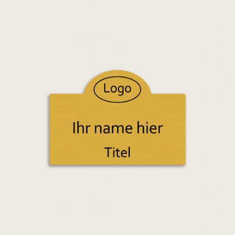 Namesschild messing 60 x 40 mm jcde5212