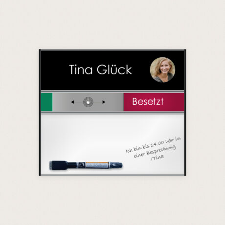 Türschild Büro Frei/Besetzt