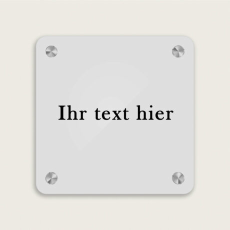 Türschild Haga acryl jcde4870