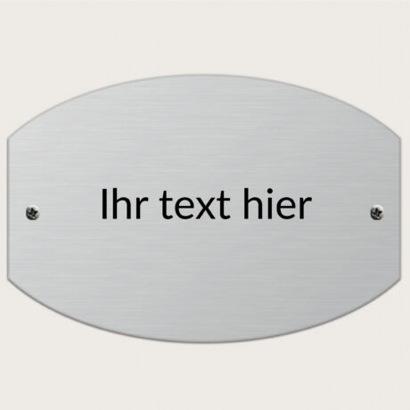 Türschild JCDE design aus metall jcde4855