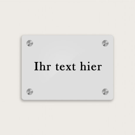 Türschild Lindholmen acryl cde4872