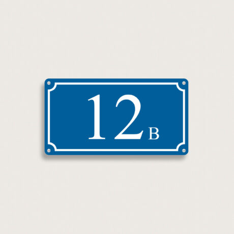 Hausnummernschilder aus Kunststoff 160 x 85 mm