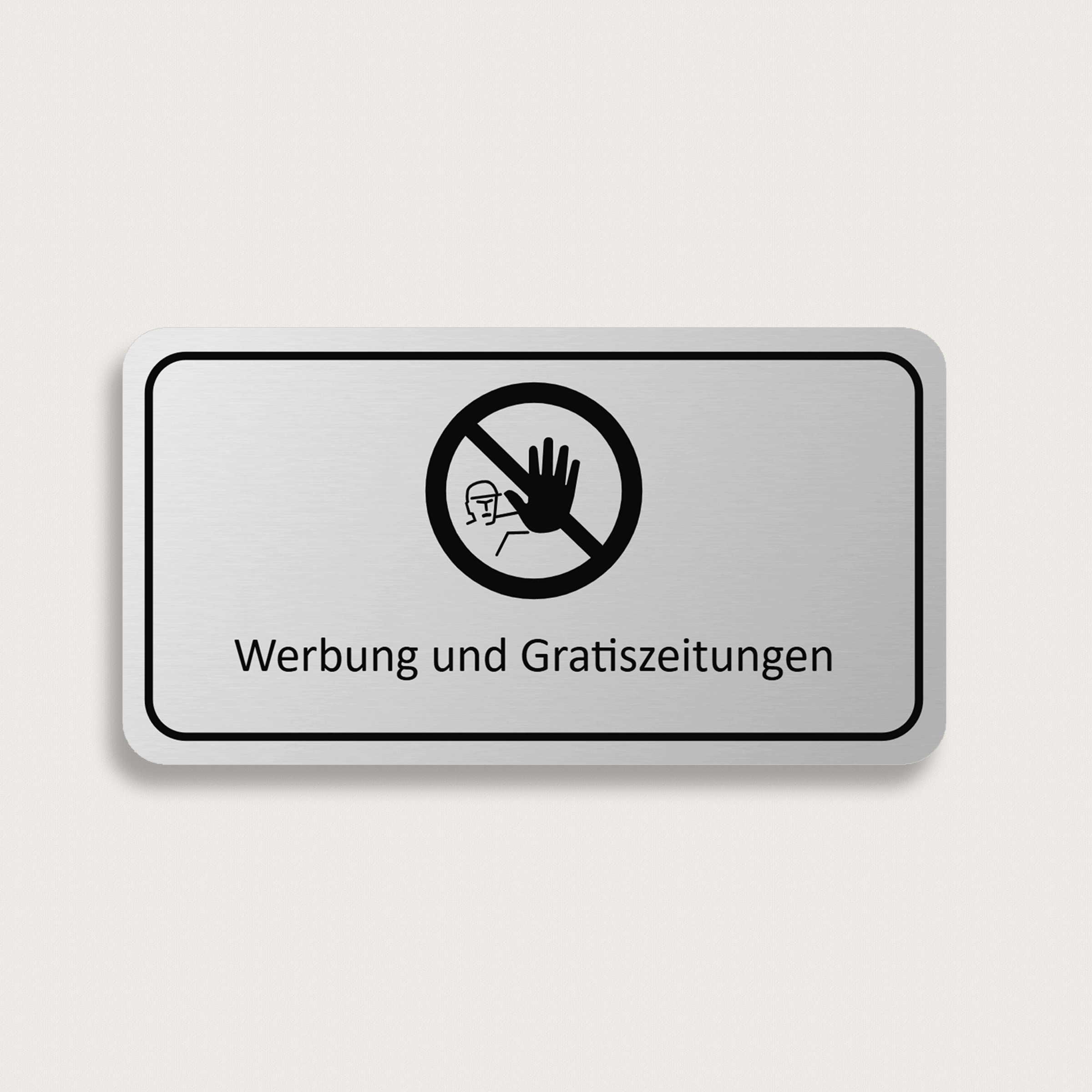 Keine-Werbung-bitte-Schild-aus-Metall-100-x-53-mm