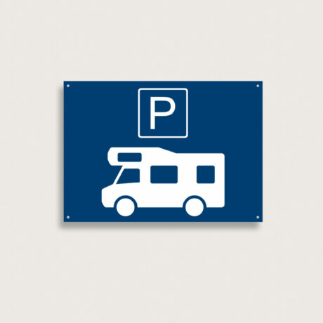 Parkplatzschild Wohnmobil aus Kunststoff 297 x 210 mm