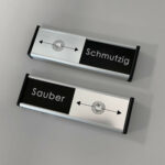 Sauber-Schmutzig-schild-schwarz