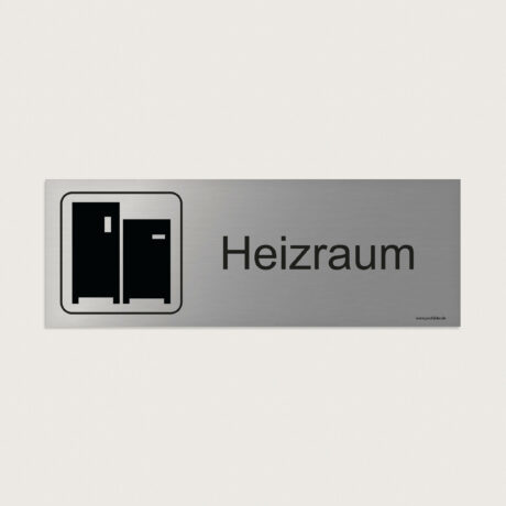 Hinweisschild Heizraum jcde246