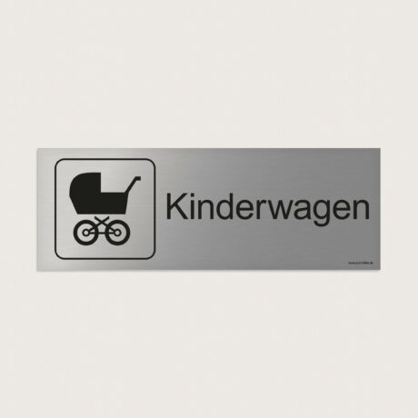 Hinweisschild Kinderwagen jcde202