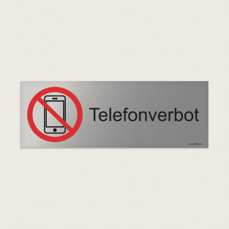 Hinweisschild Telefonverbot jcde265
