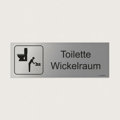 Hinweisschild Toilette Wickelraum jcde267